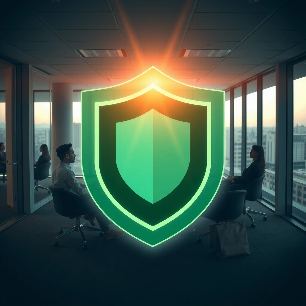 Datenschutz-Schild Visualisierung