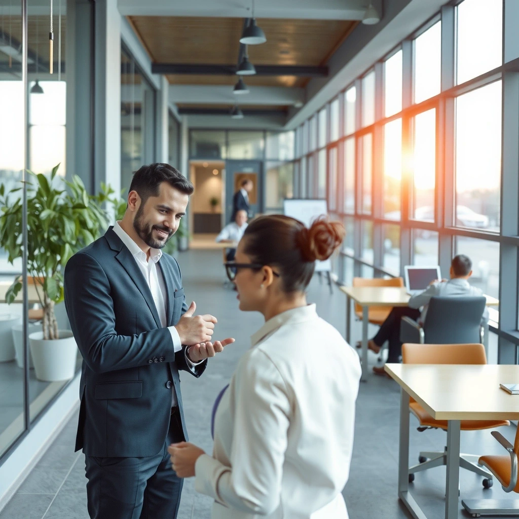 Kundenberater im Gespräch