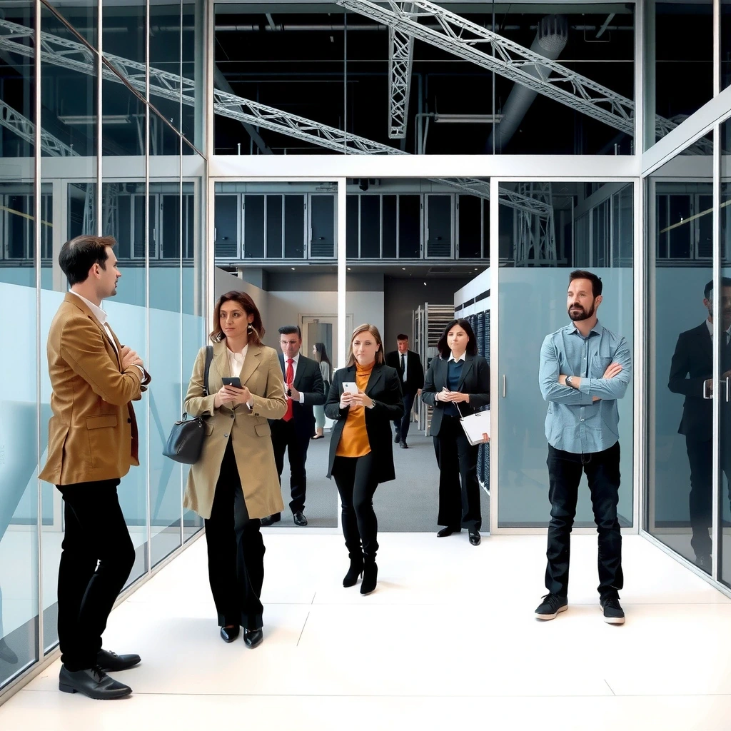 Serverraum und Sicherheitsinfrastruktur